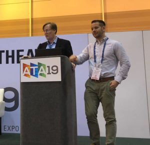 Dr. Rajeev Ramchand at American Telemedicine Association conference.