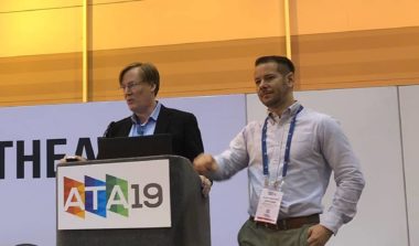 Dr. Rajeev Ramchand at American Telemedicine Association conference.