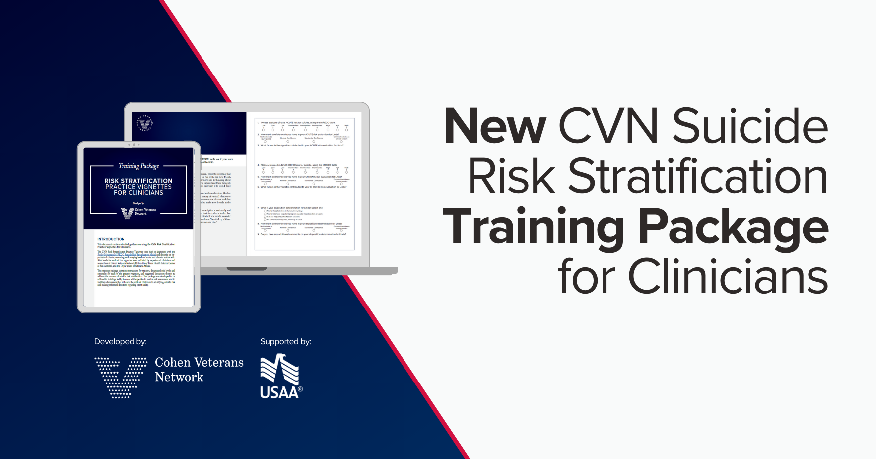 CVN Suicide Risk Stratification Training Package for Clinicians