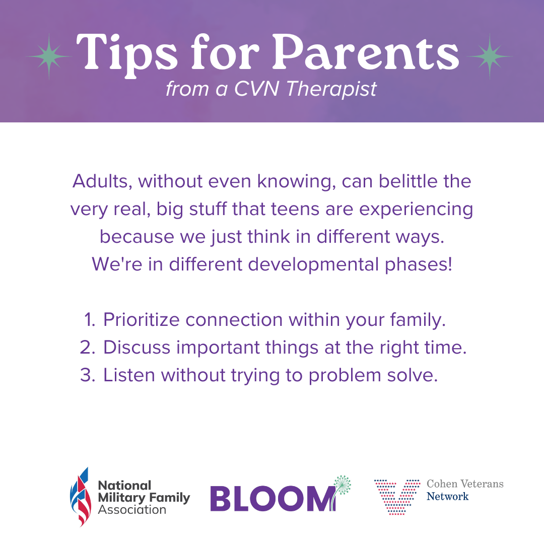 Adults, without even knowing, can belittle the very real, big stuff that teens are experiencing just because we think in different ways. We are in different developmental phases!