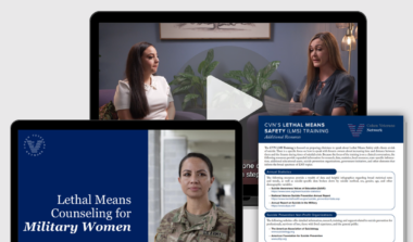 Military Affiliated Women Lethal Means Counseling Toolkit